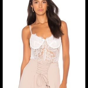 Bardot Brittney LACE bodysuit SEXY Medium